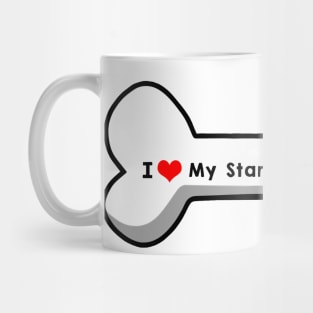 I Love My Standard Schnauzer Mug